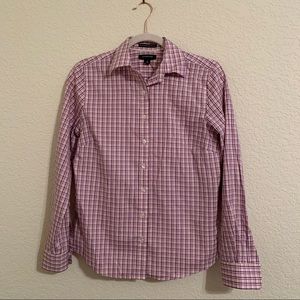 Lands End no iron pinpoint Oxford shirt